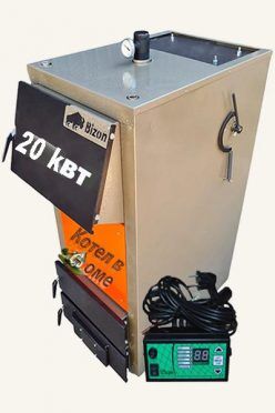 Твердопаливний котел опалення Bizon F 20 є доставка