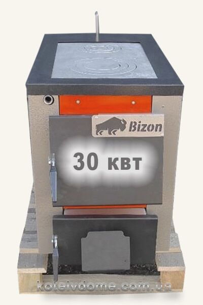 Kotel Bizon M300P termo Котли з плитою на 300 квадратів Bizon M300П Термо
